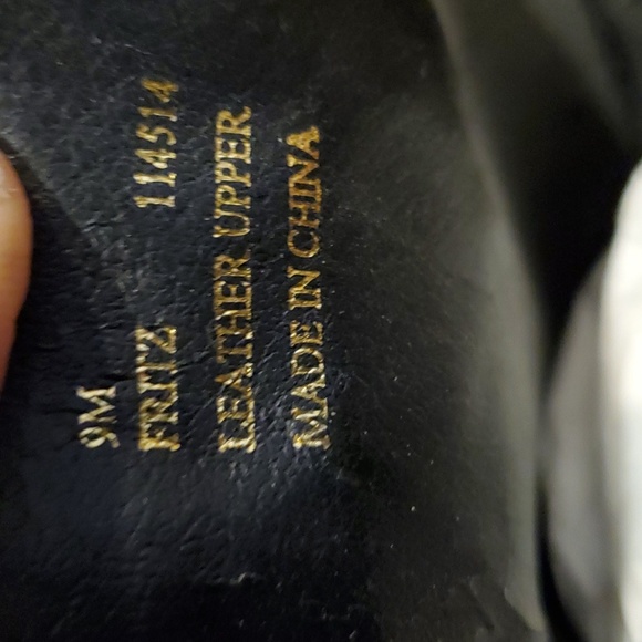 Sam Edelman Black Leather Fritz Wedge Size 9 - Picture 9 of 15